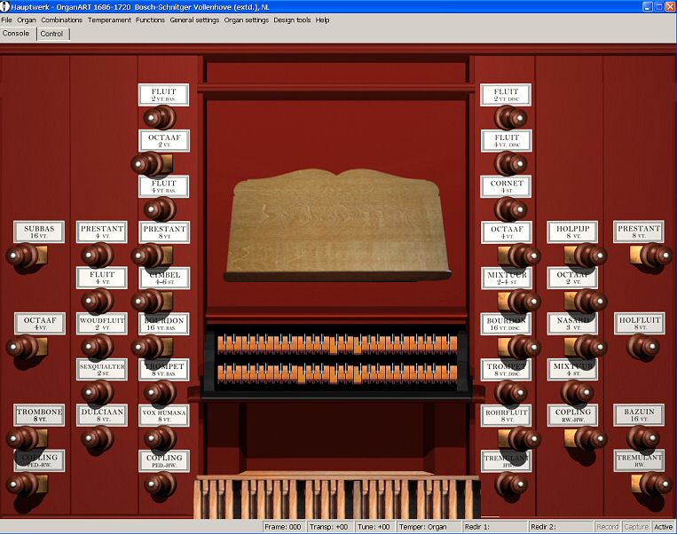 Vollenhove, Bosch F.C. Schnitger Organ 1686-1720 (HW5)